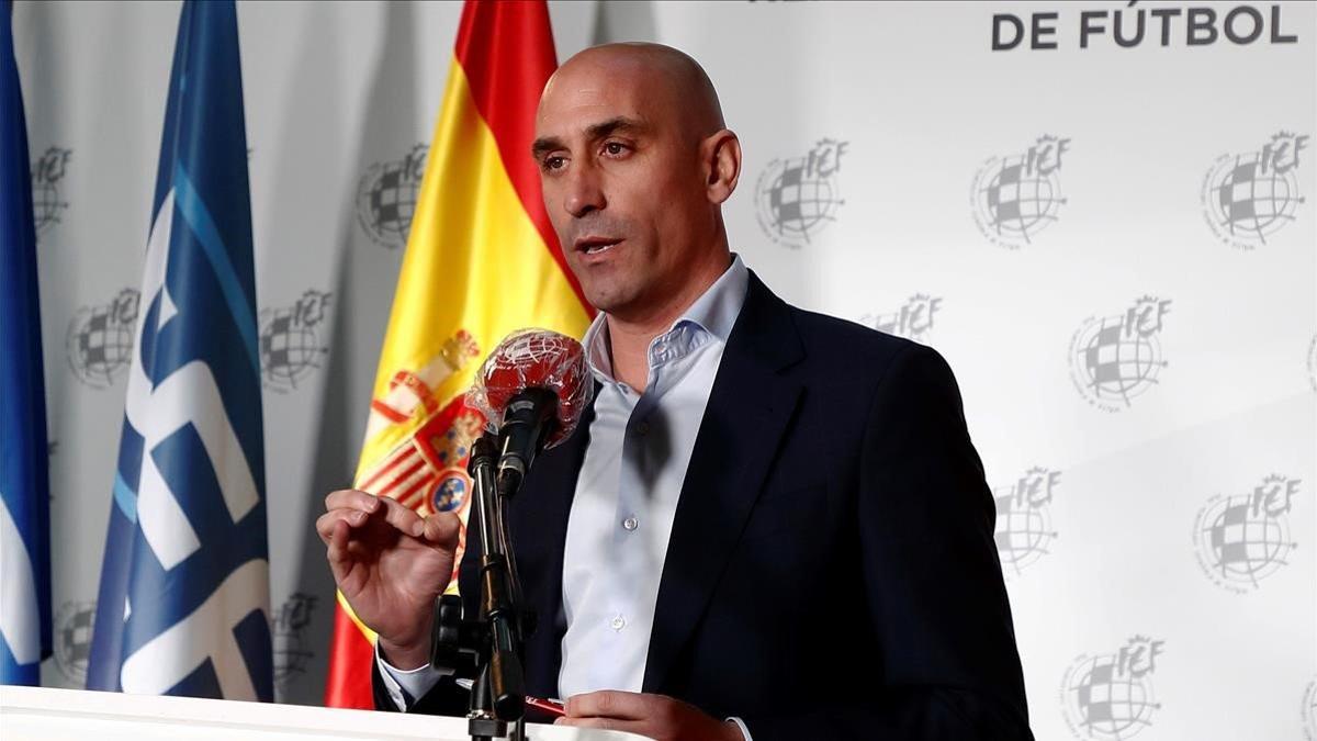 Luis Rubiales ha ofrecido explicaciones sobre las medidas a tomar por parte del organismo ante la crisis sanitaria y economica producida por el coronavirus  la Federacion