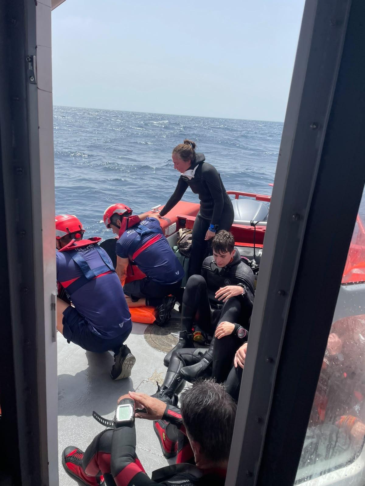 Así ha sido el rescate contrarreloj en Tabarca
