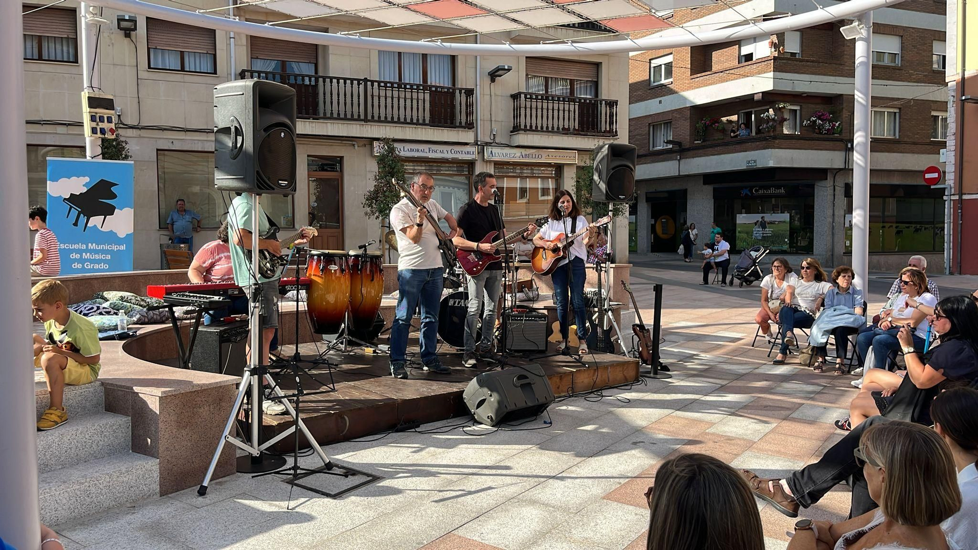 Grado arranca con música el programa "Emplazarte" de "cultura de calle"