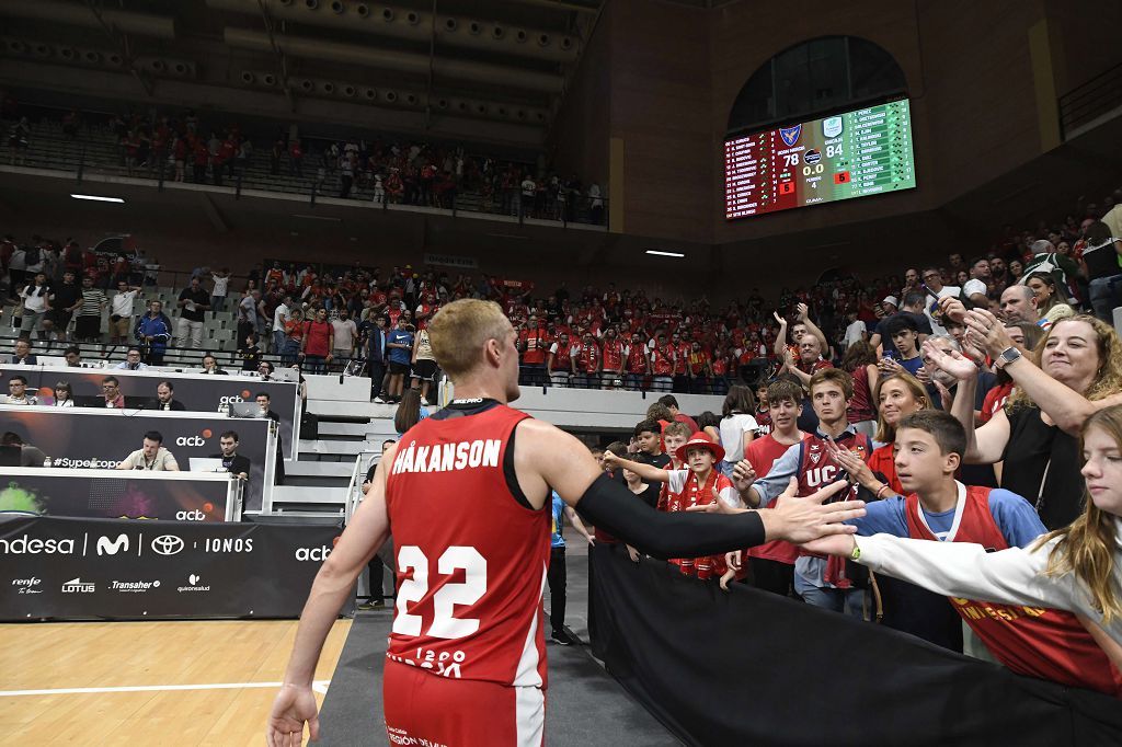 Todas las imágenes de la semifinal de la Supecopa entre el UCAM Murcia y el Unicaja