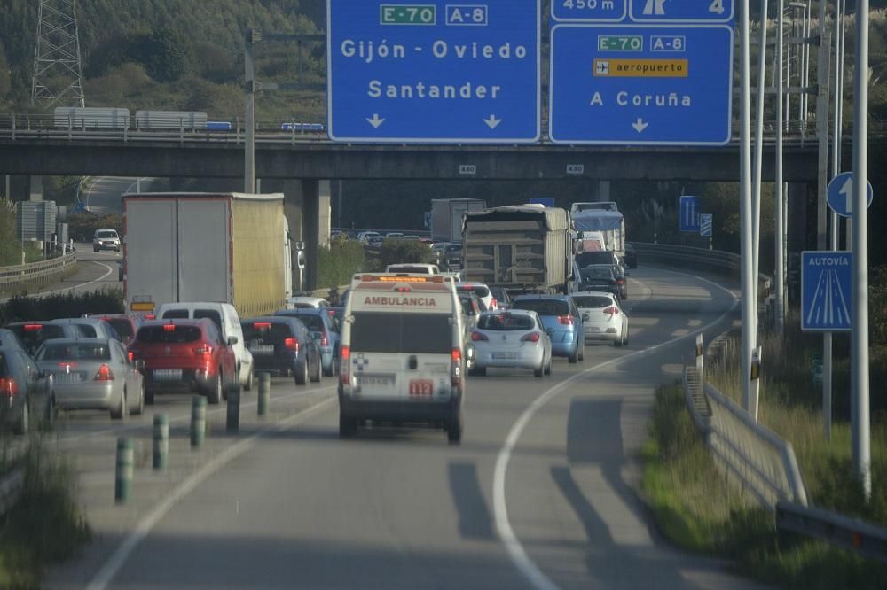 Accidente en Avilés