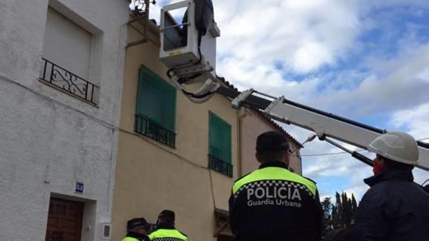 Control de frau elèctric al sector oest de Figueres.