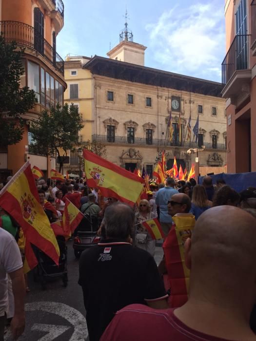 Concentración en Palma a favor de la unidad de España