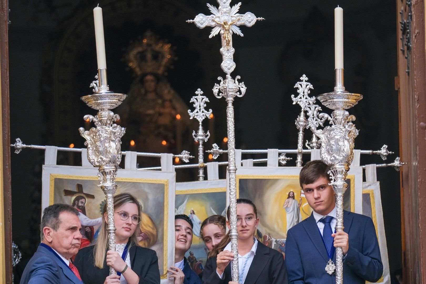 La Virgen del Rosario recorre El Palo