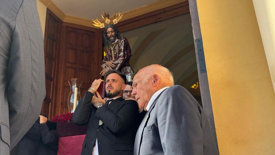 El traslado del Redentor del Mundo, este pasado Domingo de Pasión.