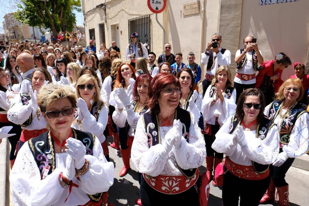 Traslado del santo en los Moros y Cristianos de Elda