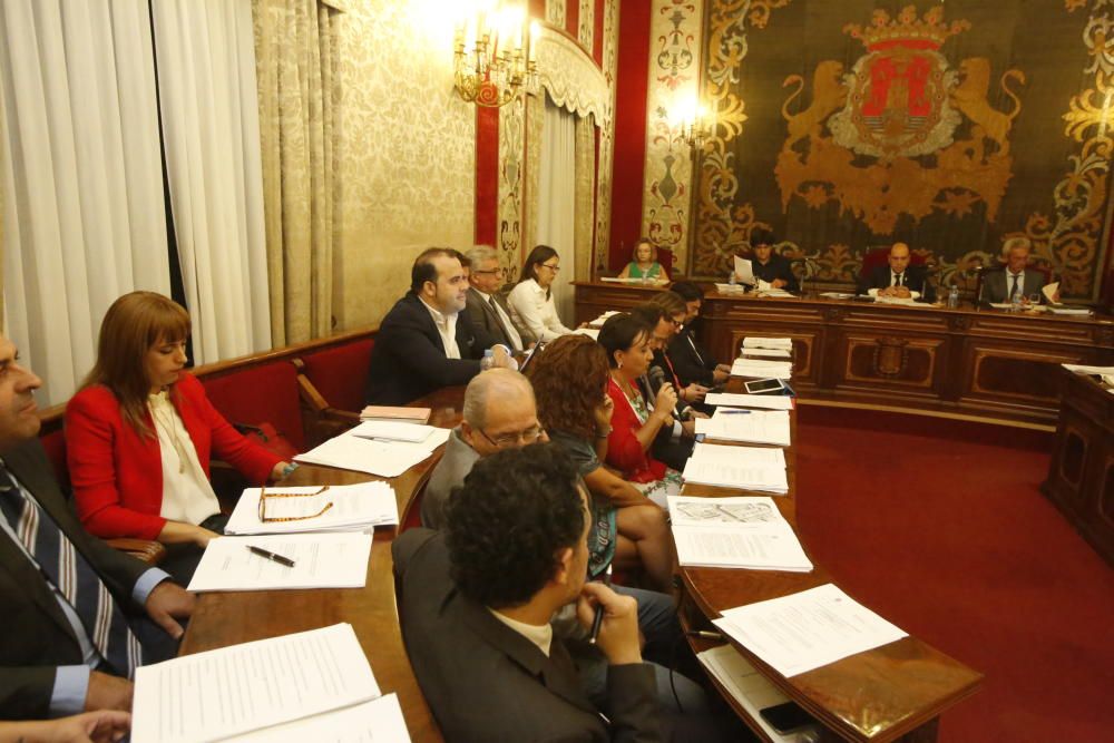 Pleno en el Ayuntamiento de Alicante