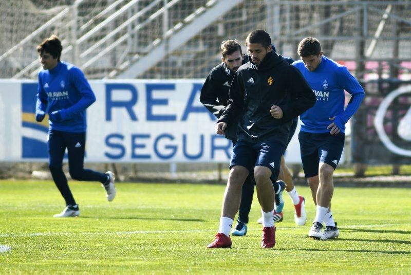 Entrenamiento del Real Zaragoza 24/2/2018