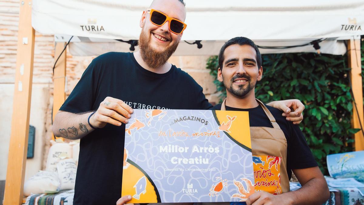 Joan Ballester Sivera, ganador del mejor arroz creativo