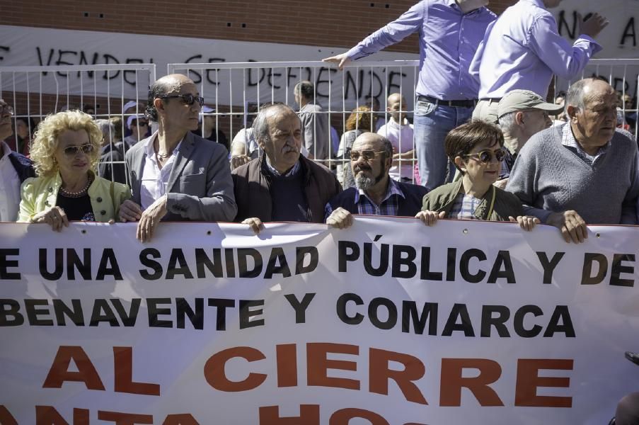 Manifestación sanitaria en Benavente