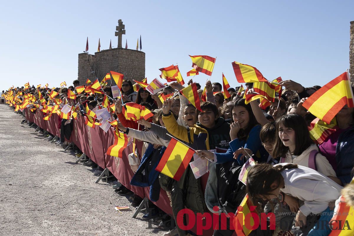 Visita de los reyes de España a Caravaca (explanada de la Basílica)