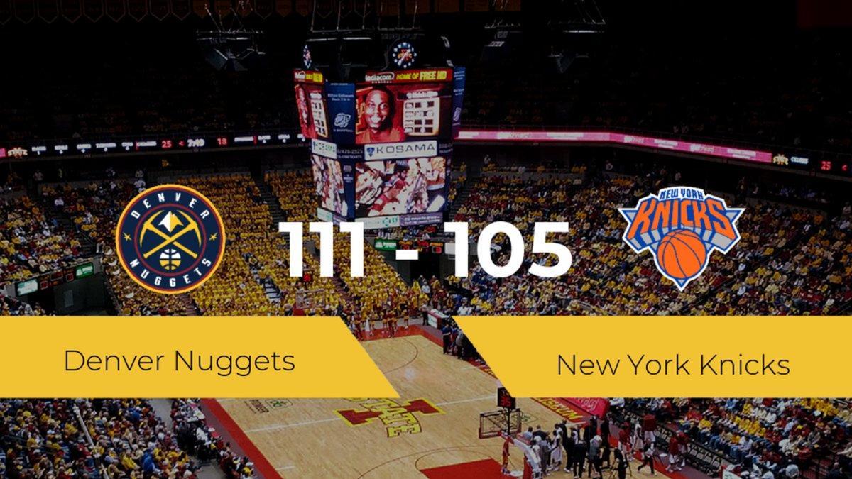 Denver Nuggets se hace con la victoria en el Pepsi Center contra New York Knicks por 111-105