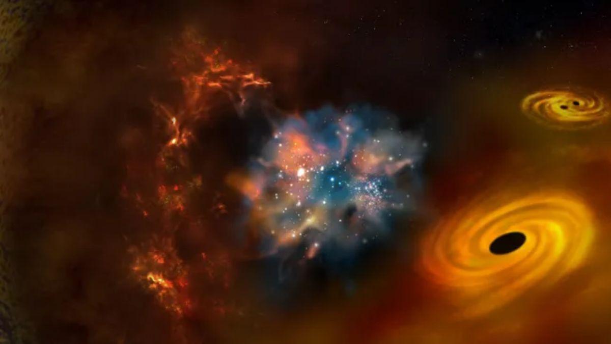 Los agujeros negros y la materia oscura serían una "herencia" de un  Universo previo al Big Bang