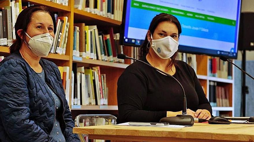 Un momento de la presentación de la plataforma Tenerife Joven y Educa.