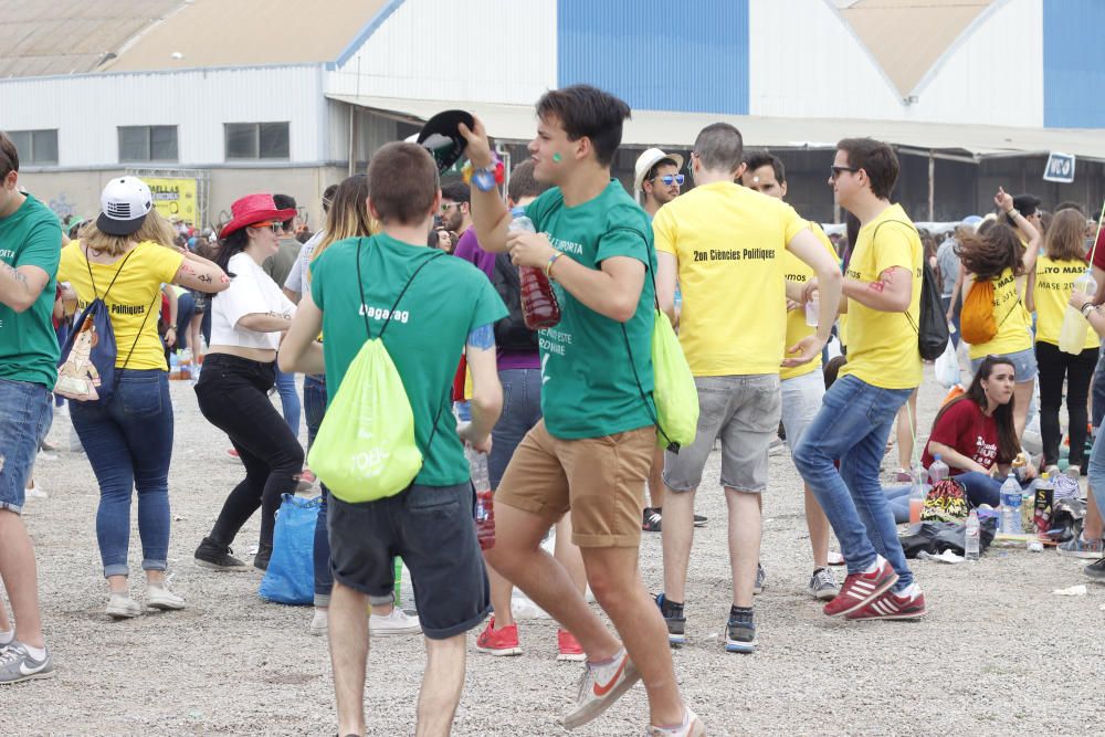 Llenazo en la macrofiesta universitaria en La Punta