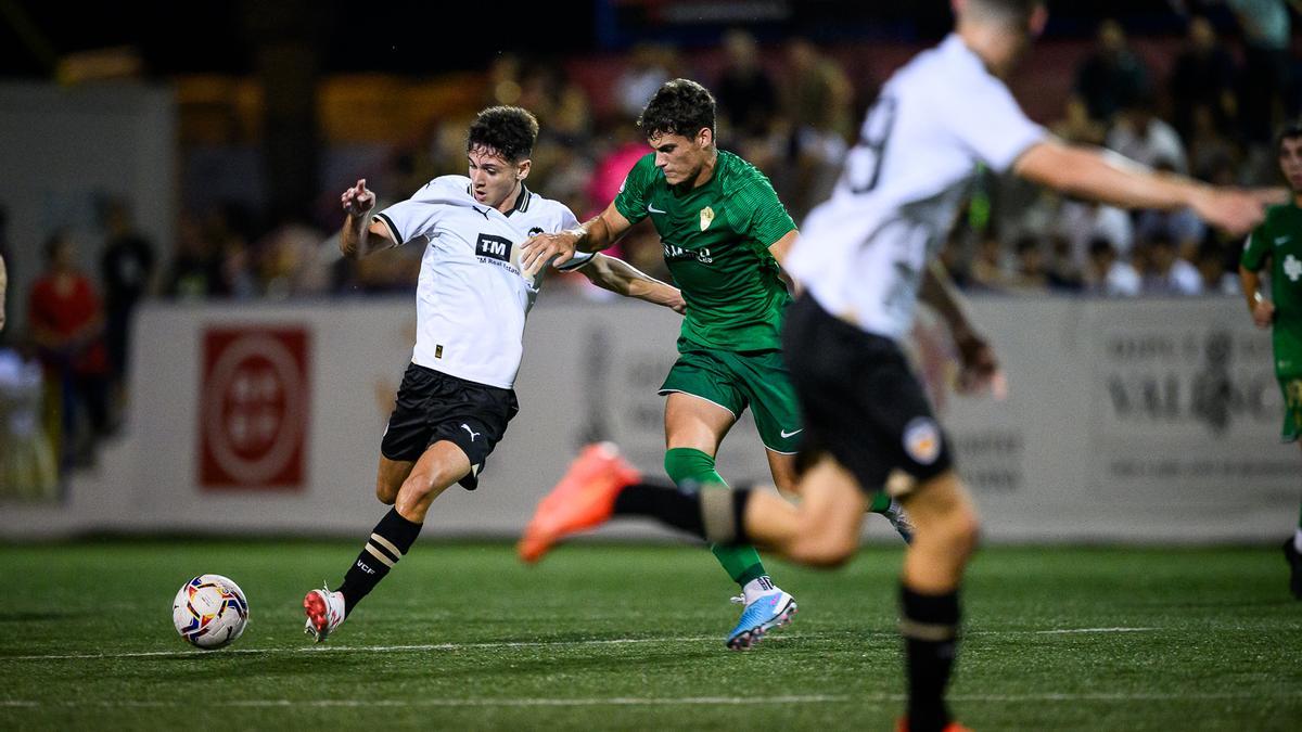 Partido entre el Valencia CF y el Elche CF.