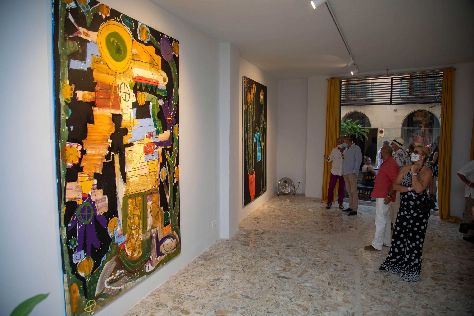 Boris Becker bei der Ausstellungseröffnung von Noah Becker in Palma de Mallorca