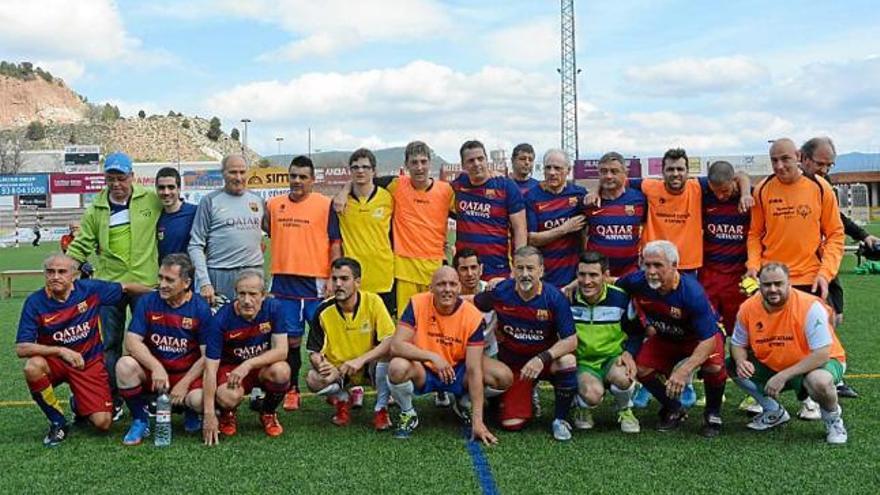 L&#039;equip Special Olympics-ACELL amb l&#039;Agrupació Barça Jugadors