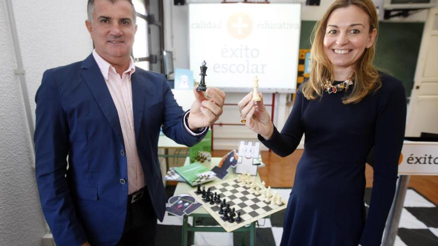 La directora general de Calidad Educativa presentó ayer el programa en el colegio Cierva Peñafiel.