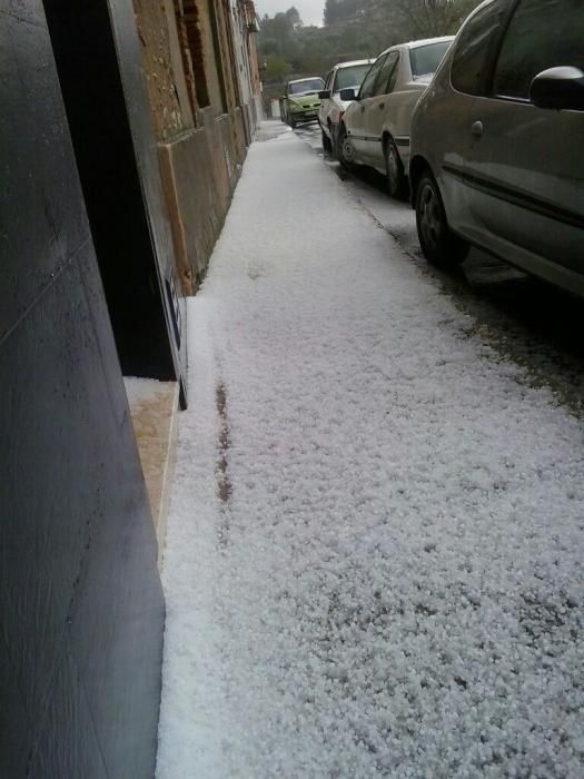 El temporal deja precipitaciones en otros puntos de la provincia y un descenso térmico de once grados en Alcoy