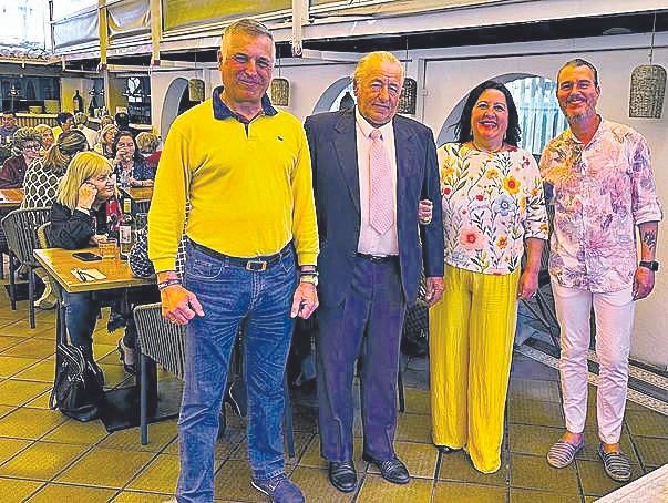 Mateu Jaume, Gabriel Nadal, Soledad Hidalgo y José Teruel.