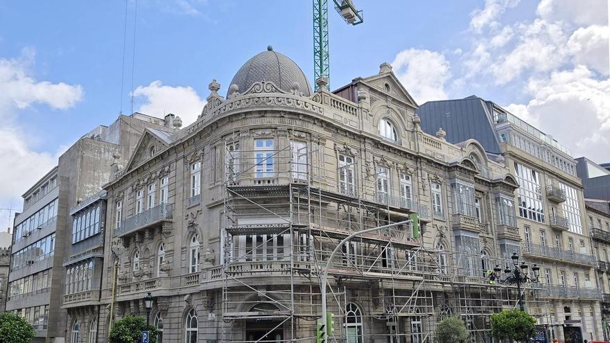 Profand deja ver por fin el viejo Banco de Galicia: la joya de Pacewicz reaparece en pleno centro de Vigo