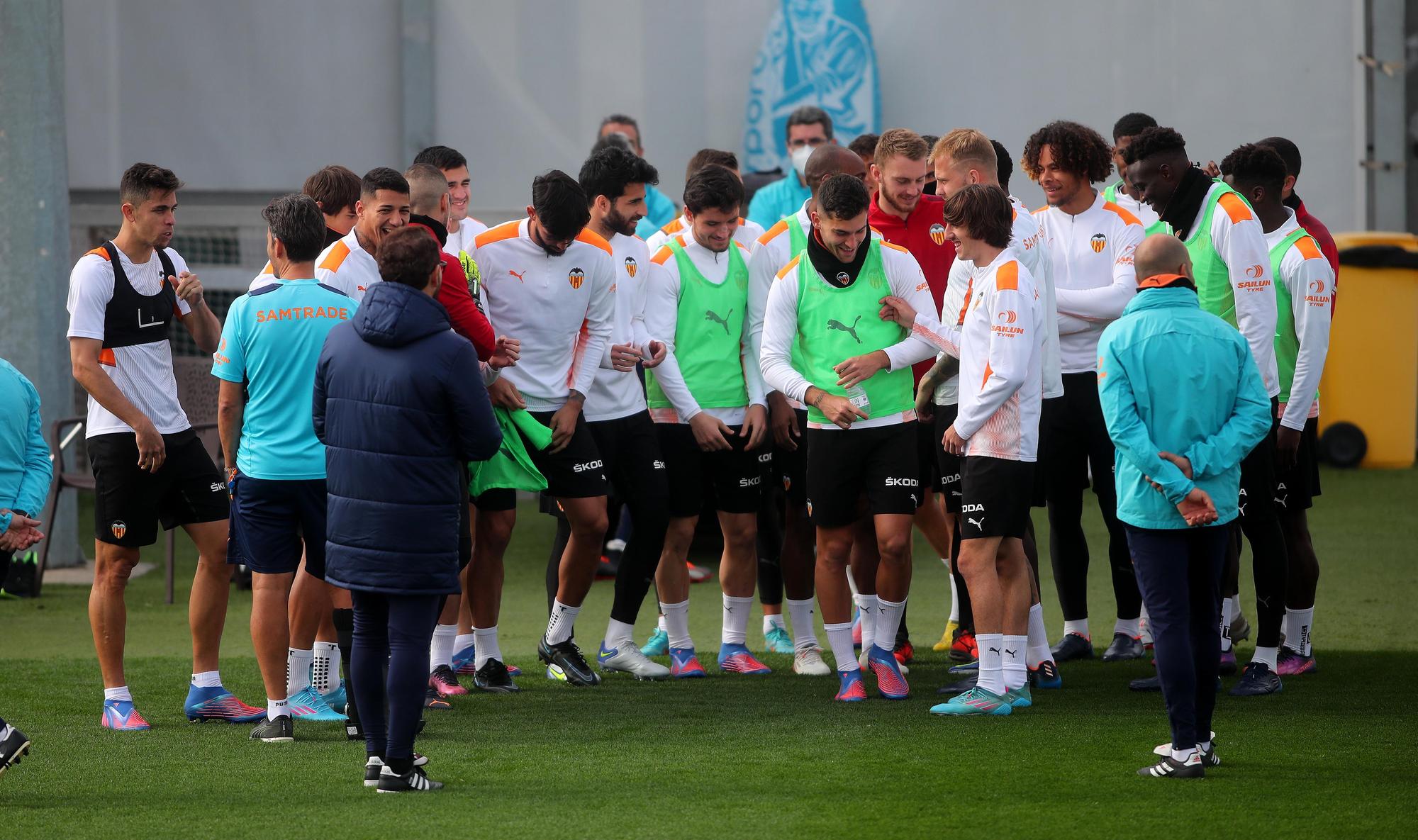 Así ha sido el entrenamiento del Valencia CF de hoy