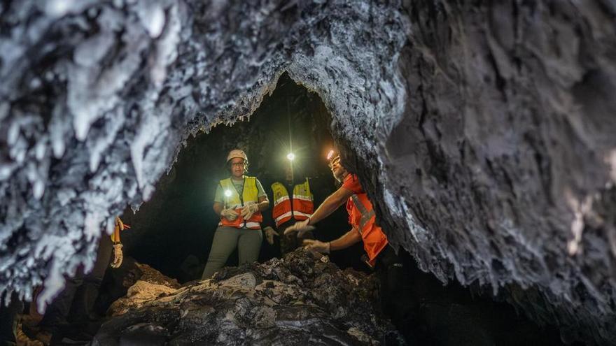 En el corazón de un volcán dormido en La Palma