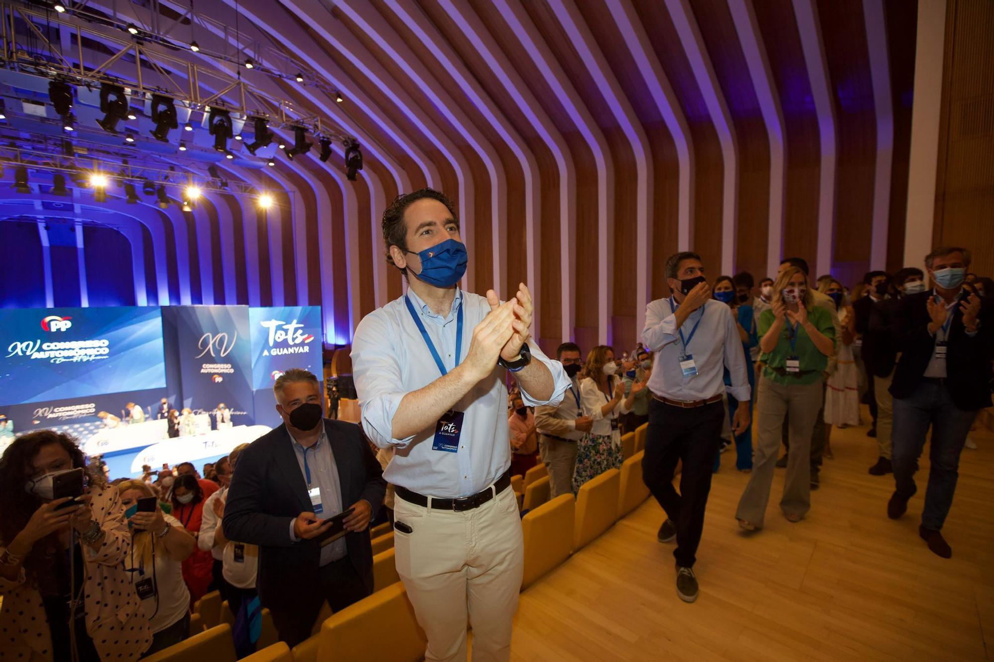 Las imágenes del congreso regional del PP celebrado en el Palau de Les Arts Reina Sofía