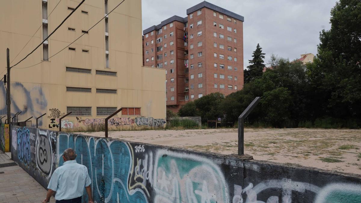 Las parcelas de Portanet donde se ubicarán las viviendas.