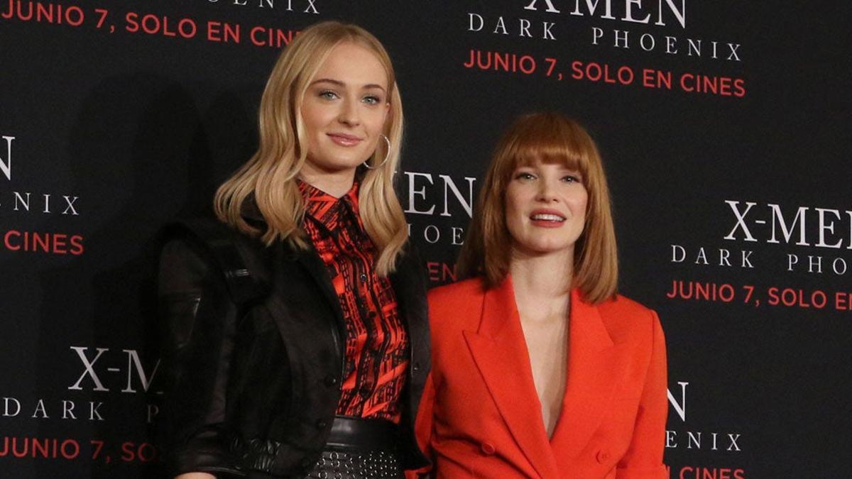 Sophie Turner y Jessica Chastain presentaron 'X-Men: Dark Phoenix' en México