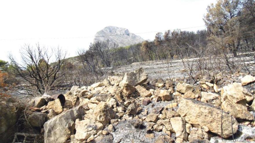 El incendio aflora los recortes en el Montgó