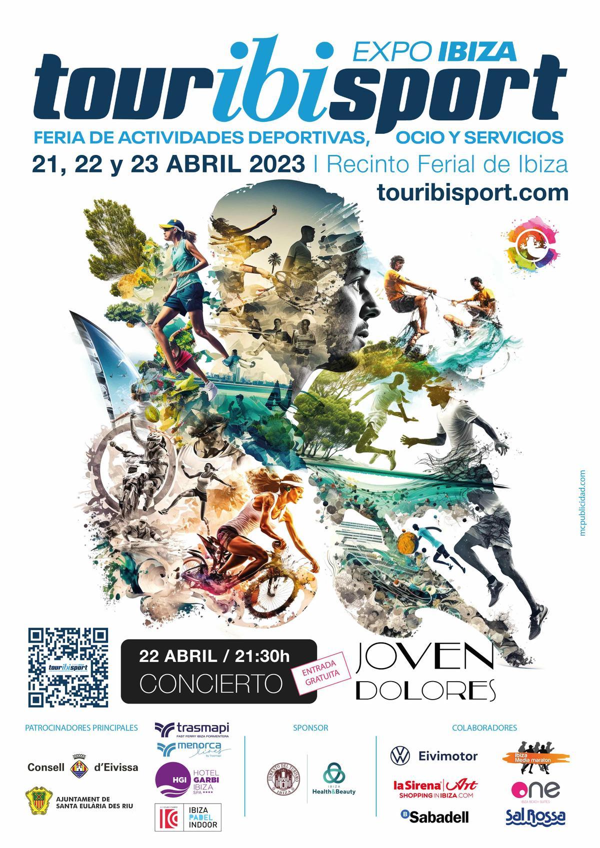 El cartel de esta tercera edición de la feria EXPO Ibiza Touribisport