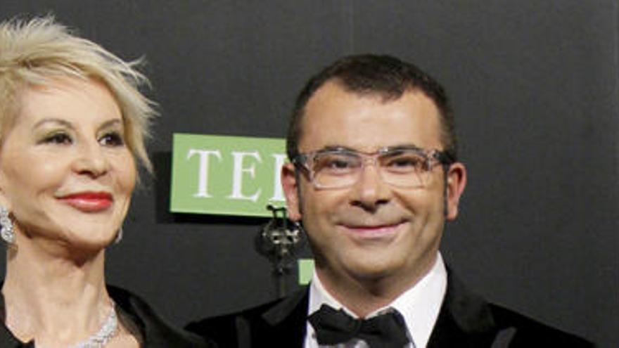 Karmele Marchante y Jorge Javier Vázquez, presentador de &#039;Sálvame diario&#039;.