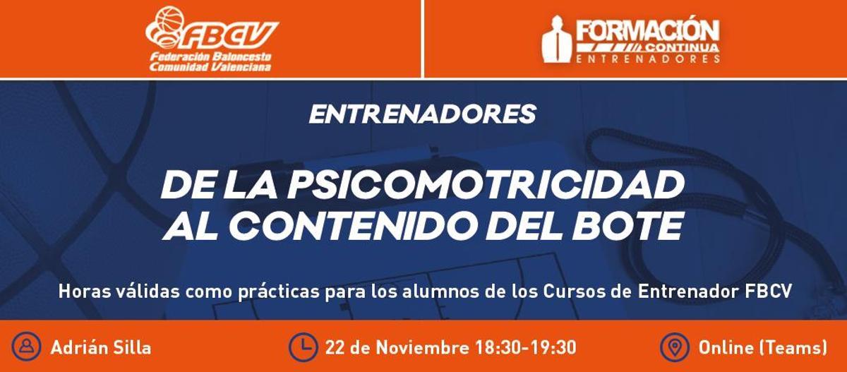 La ponencia de este 22 de noviembre.