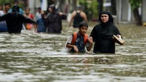 El monsó ha provocat grans inundacions a l’Índia, Bangla Desh i el Nepal.