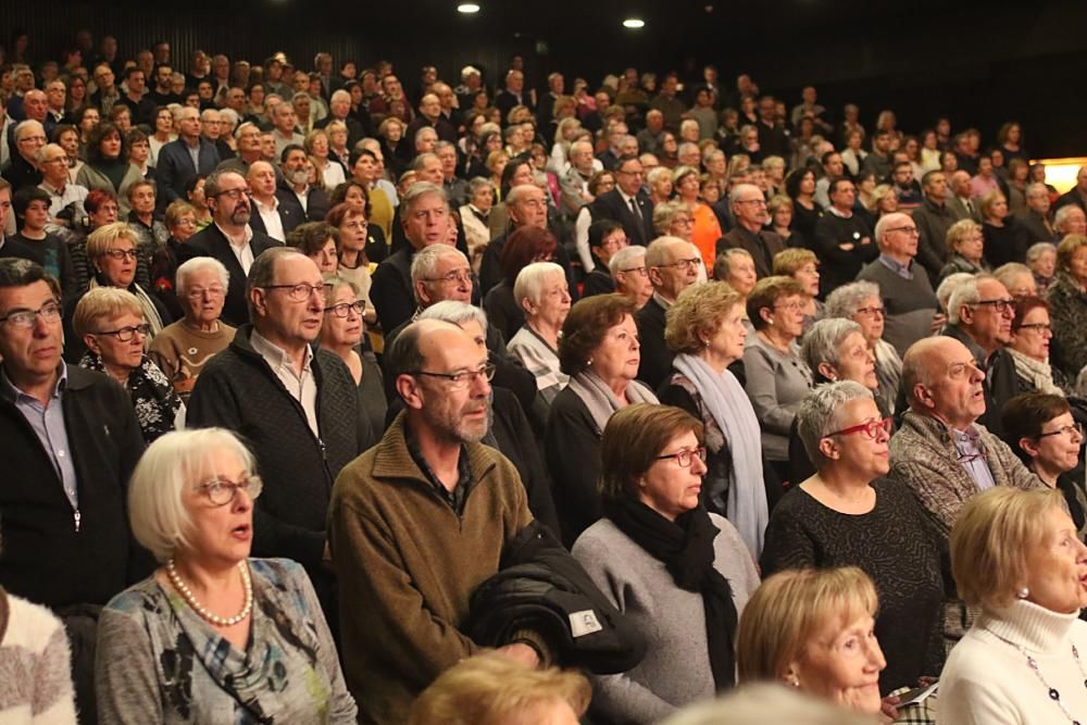 Els orfeons actuen conjuntament a Manresa