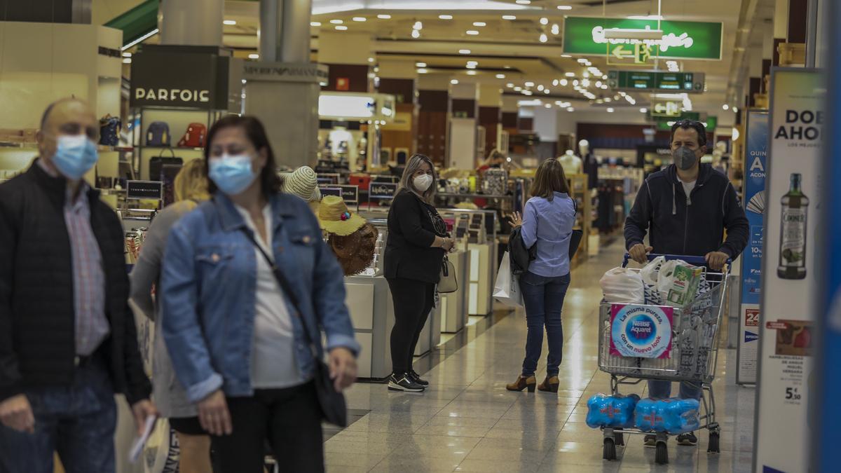 El Corte Inglés de Elche la pasada Navidad