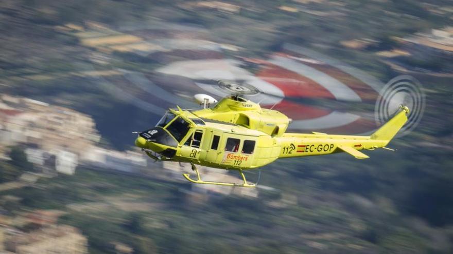 Rescatado por los bomberos tras sufrir un infarto en la vía ferrata de Ponoch