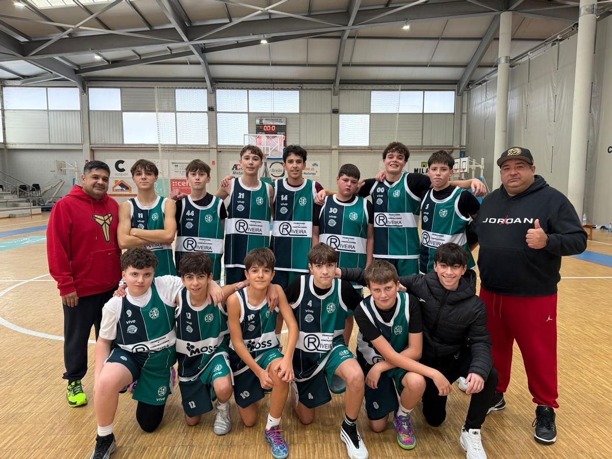 Uno de los equipos del A Estrada Basket.