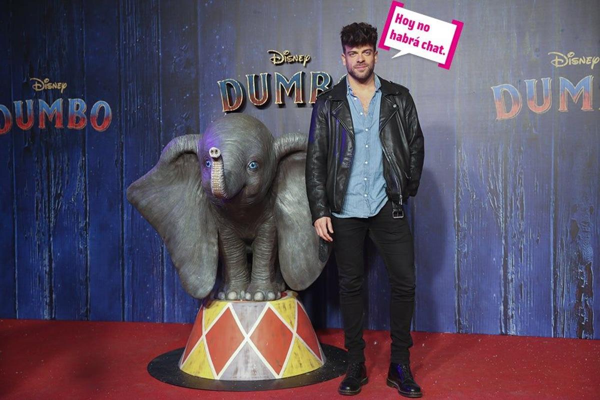 Ricky OT 2017 en la premiere de 'Dumbo'.