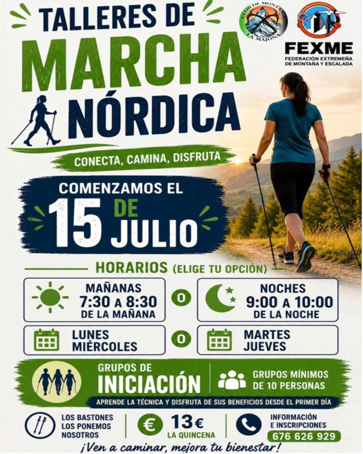 Cartel oficial del evento en Cáceres.