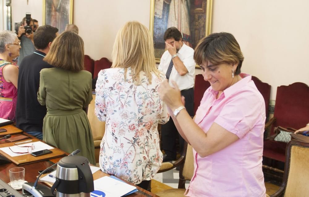 Pleno en el Ayuntamiento de Oviedo