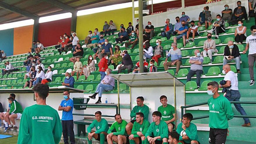 El Espiñedo en el encuentro con el Celta B.  |  // IÑAKI.OSORIO