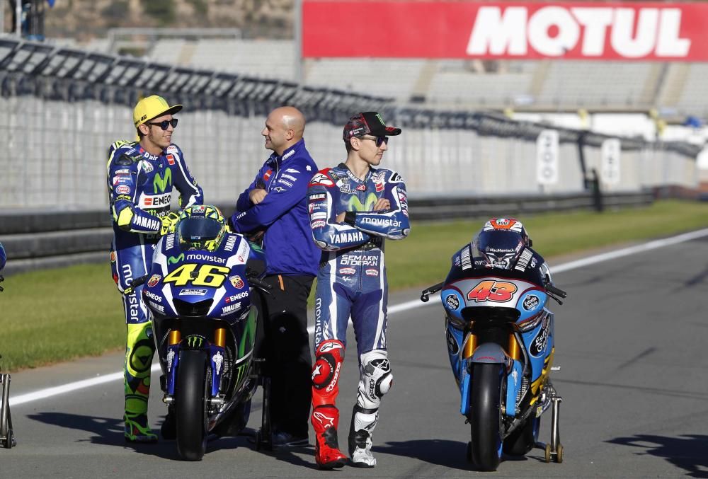 Así se hizo la foto de los nueve gandadores de la temporada en #MotoGP