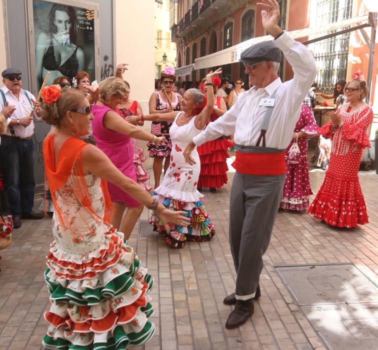 Ambiente en el Centro el martes de feria.