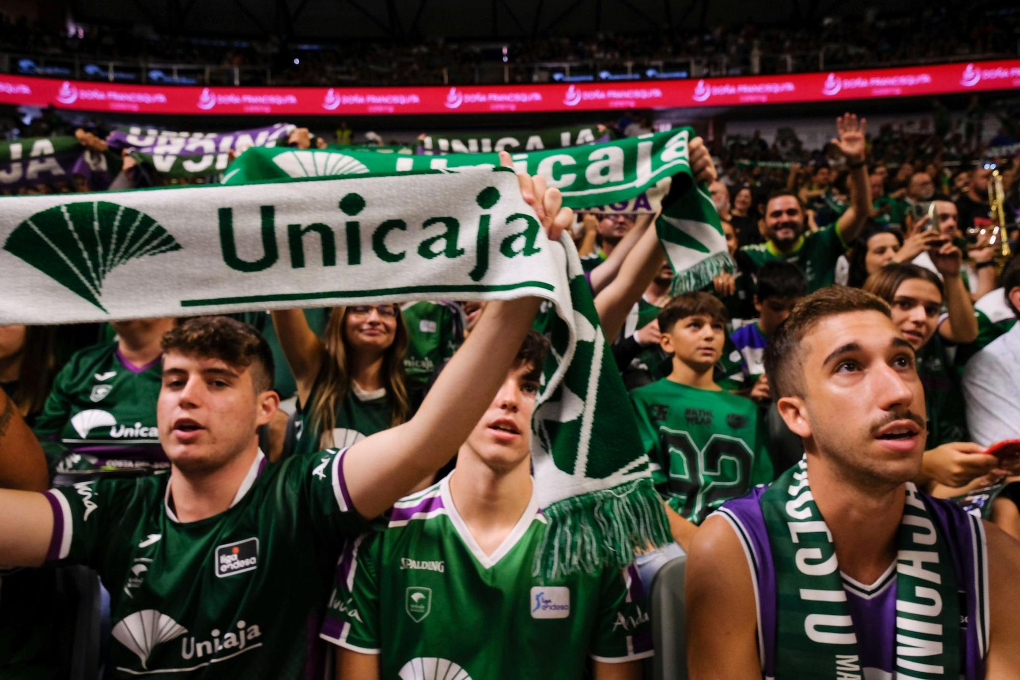 El Unicaja - Real Madrid de la Liga Endesa, en imágenes