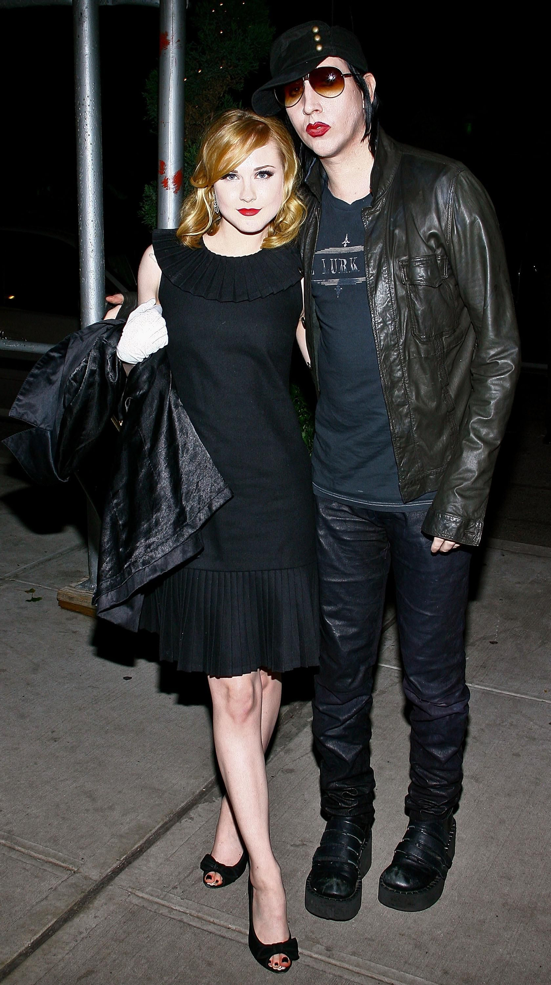 Evan Rachel Wood y Marilyn Manson