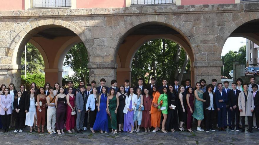 Graduación de los alumnos del instituto de Zalaeta