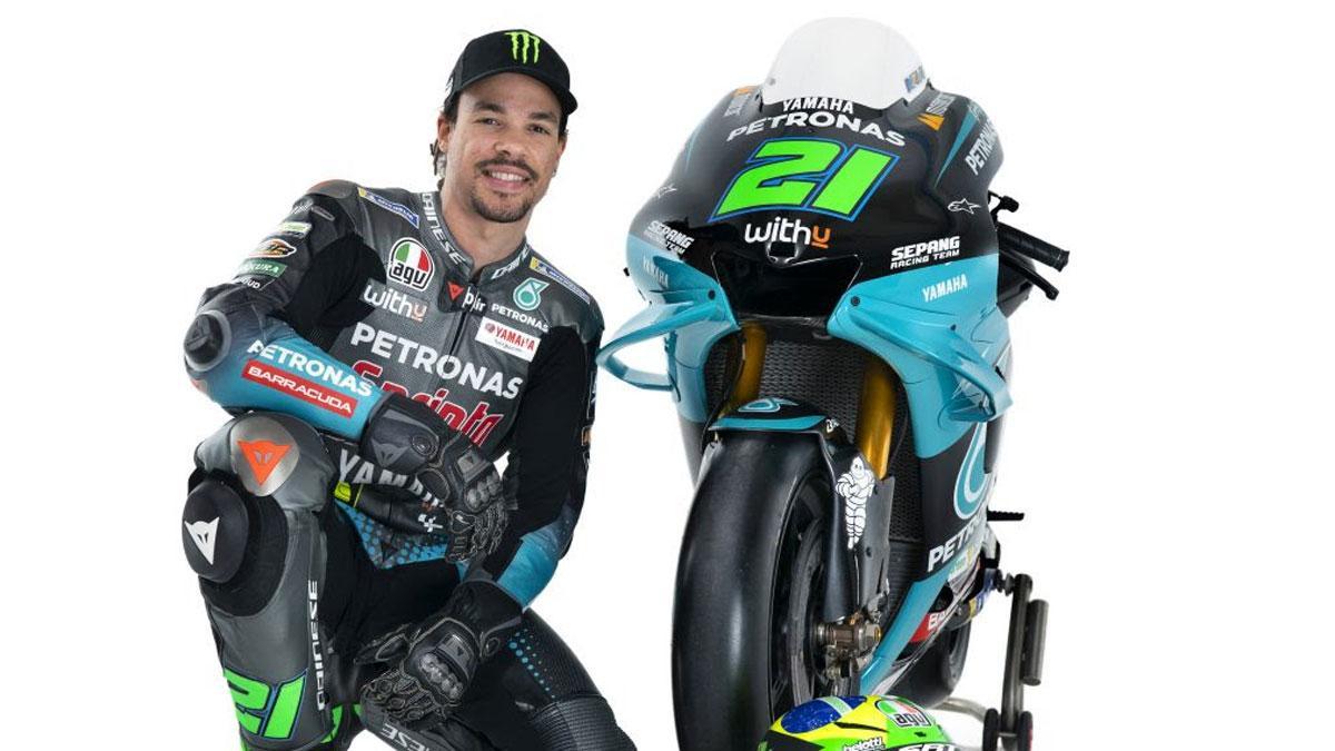 Franco Morbidelli, con la Yamaha del Petronas